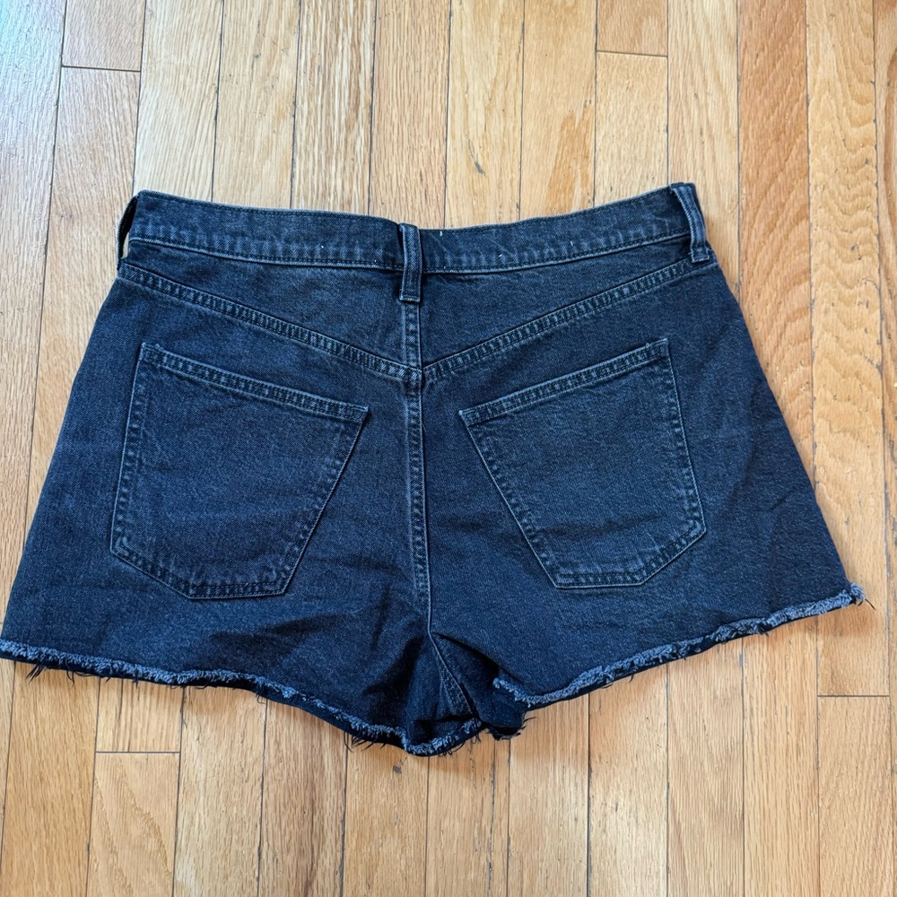 Universal Thread Light Blue & Black High-Rise Denim Jean Shorts Duo - Picture 9 of 9